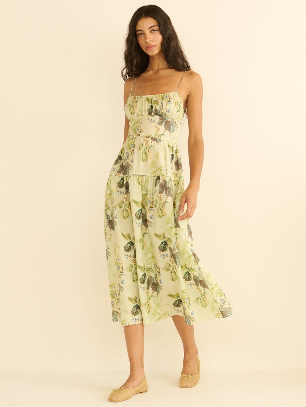 DOEN 	BENOIT DRESS -- FLORAISON DE MÛRES - Picture 4 of 5